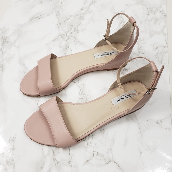 Lk Bennett Shoes Cai Demi Wedge Ankle Strap Sandals 39 Poshmark